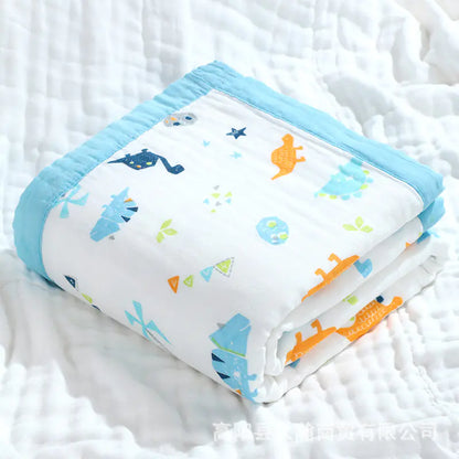 100% Cotton 6-Layer Unicorn Baby Swaddle Blanket