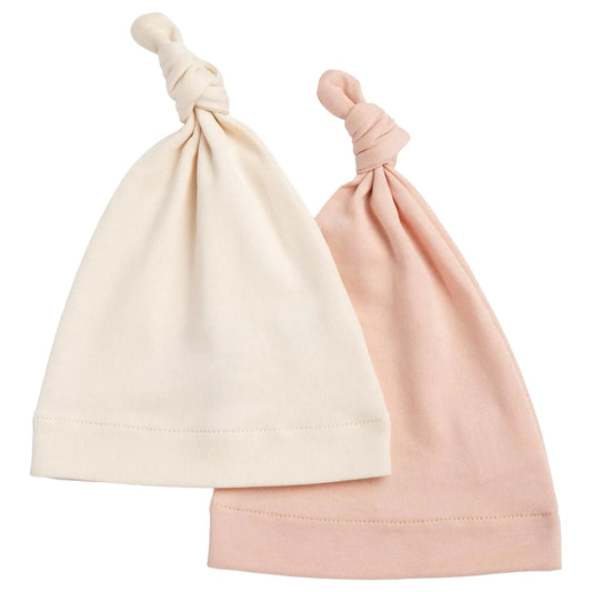 MON CHOU Baby Knotted Hat 100% Organic Pima Cotton Jersey Beanie Super-Soft Cap for Newborn Infant Boy Girl Unisex