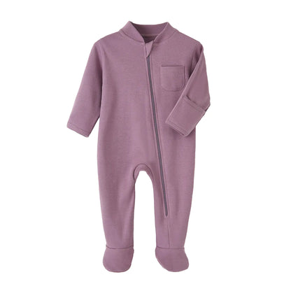 100% Cotton Solid Color Newborn Baby Jumpsuit Romper