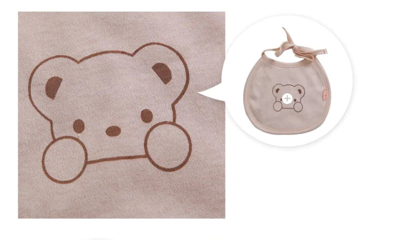 Newborn Gift Set with Color Cotton Baby Clothes