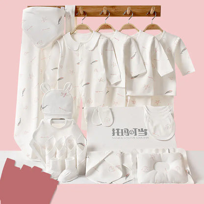 Cotton Baby Clothes Gift Set for Newborns (Summer)