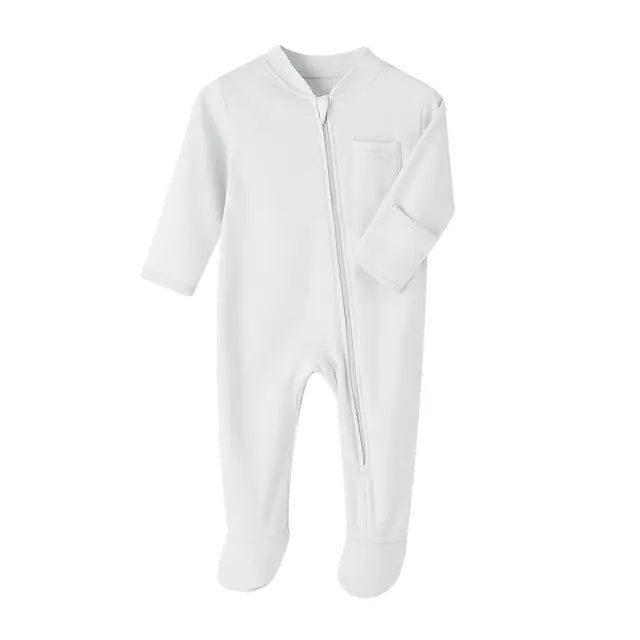 100% Cotton Solid Color Newborn Baby Jumpsuit Romper