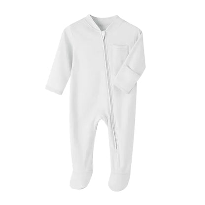 100% Cotton Solid Color Newborn Baby Jumpsuit Romper