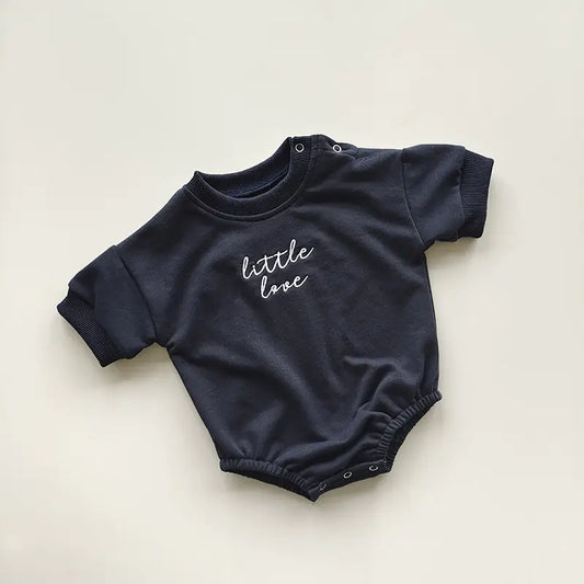 Embroidered Cotton Baby Crawling Clothes for Infants