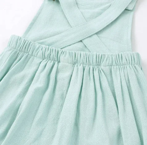 Baby Sleeveless Cotton Jumpsuit