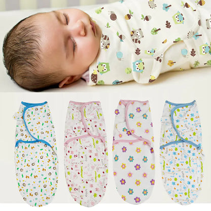 100% Cotton Baby Swaddle Wrap Blanket for Infants