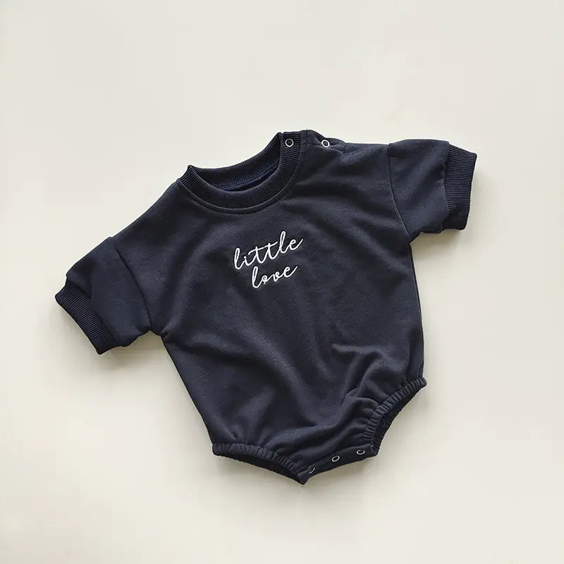 Embroidered Cotton Baby Crawling Clothes for Infants