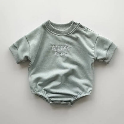 Embroidered Cotton Baby Crawling Clothes for Infants