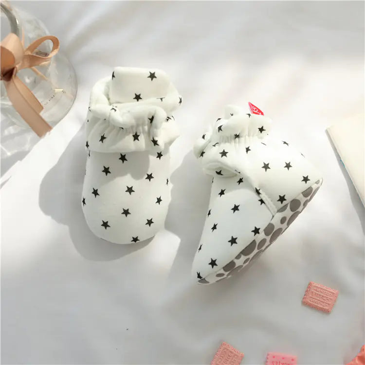 Baby Socks and 100% Cotton Baby Shoes