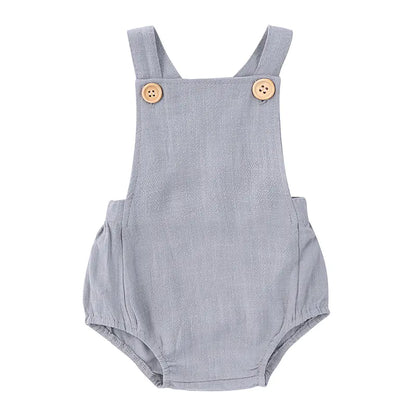 Baby Sleeveless Cotton Jumpsuit