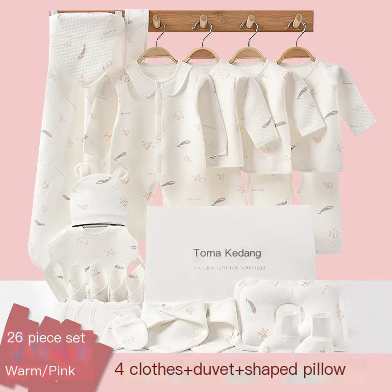 Cotton Baby Clothes Gift Set for Newborns (Summer)