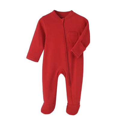 100% Cotton Solid Color Newborn Baby Jumpsuit Romper