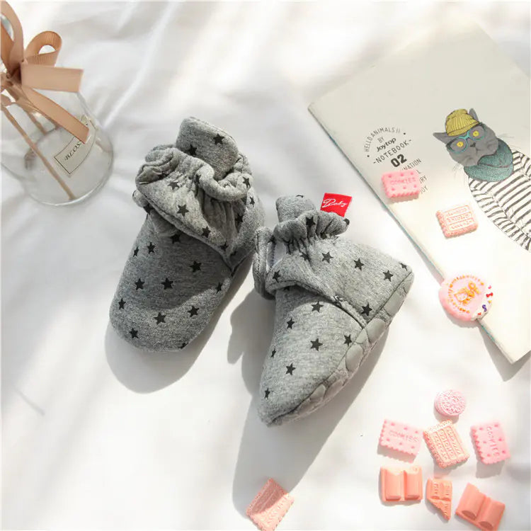 Baby Socks and 100% Cotton Baby Shoes